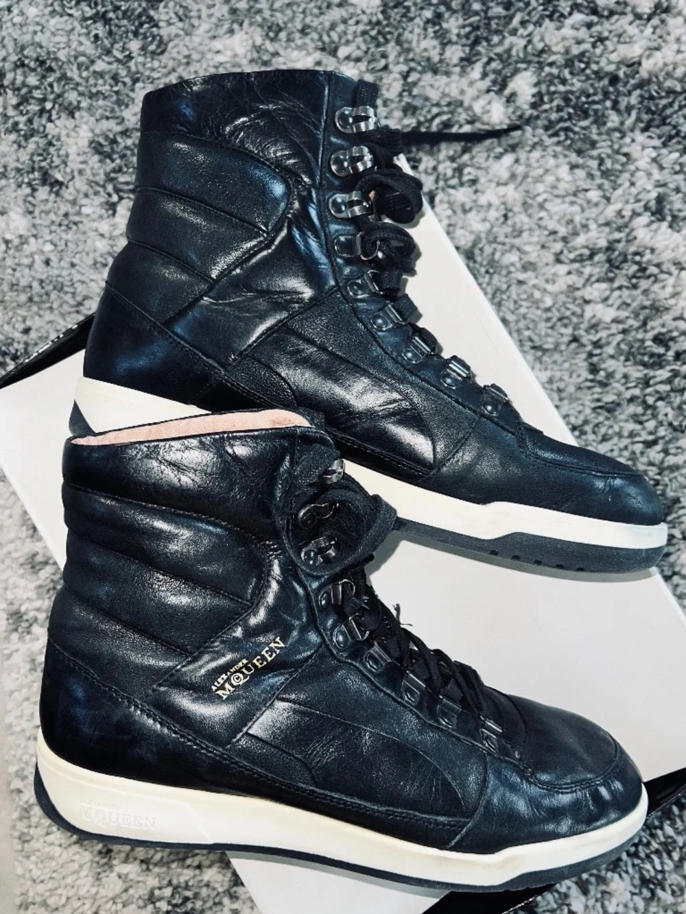Puma McQueen Feist II Hi Black US 09